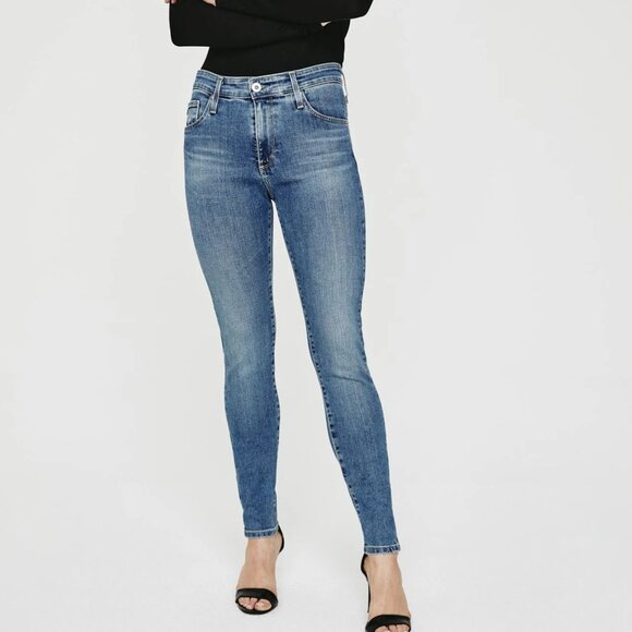 AG Farrah High Waist Skinny Jeans in Cielo Size 26 New With Tags - Picture 1 of 9
